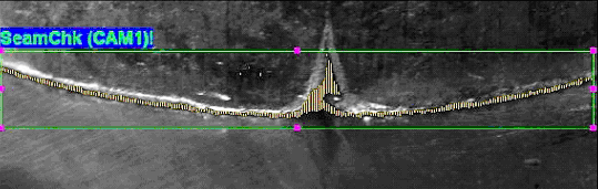 相機1拍攝的帶有較大裂痕的連接器照片